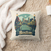 ボストン・マサチューセッツ クッション (ブランケット)