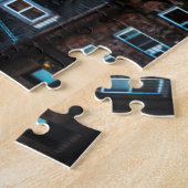 ボストン・マサチューセッツ・シティ・スカイラインの旅行写真 ジグソーパズル (側面)