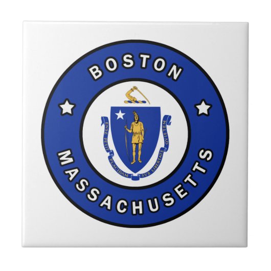 ボストン・マサチューセッツ タイル (正面)