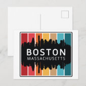 ボストン・マサチューセッツ ポストカード (正面/裏面)