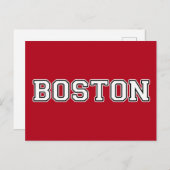 ボストン・マサチューセッツ ポストカード (正面/裏面)