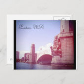 ボストン・マサチューセッツ ポストカード (正面/裏面)