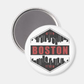 ボストン・マサチューセッツ マグネット (正面/裏面)