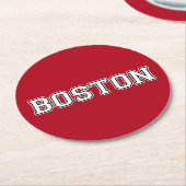 ボストン・マサチューセッツ ラウンドペーパーコースター (アングル)