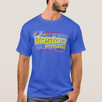 ボストン マサチューセッツ 友達 応援 Tシャツ