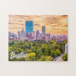 ボストン、マサチューセッツ、統一された州 ジグソーパズル