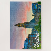 ボストン、マサチューセッツ、統一された州 ジグソーパズル (縦)