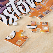 ボストン、マサチューセッツ、統一された州 ジグソーパズル (側面)