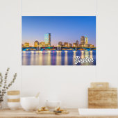 ボストン、マサチューセッツ、統一された州 ポスター (キッチン)