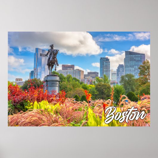 ボストン、マサチューセッツ、統一された州 ポスター (正面)
