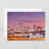 ボストン、マサチューセッツ、統一された州 ポストカード (正面/裏面)