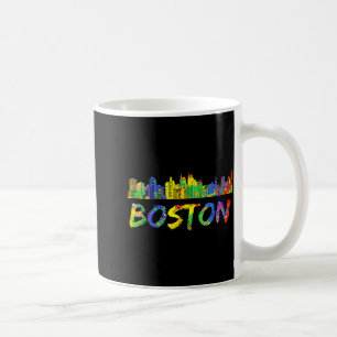 ボストン マサチューセッツ Tシャツ スカイライン ペイント ヴィンテージ コーヒーマグカップ