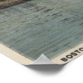 ボストン，マブストンライトハウスアットボストンハーバー ポスター (角)