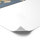 ボストン・ミサさんからの挨拶，ヴィンテージ ポスター (角)