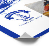 ボストン&メイン鉄道雪車旅行ポスター ポスター (角)