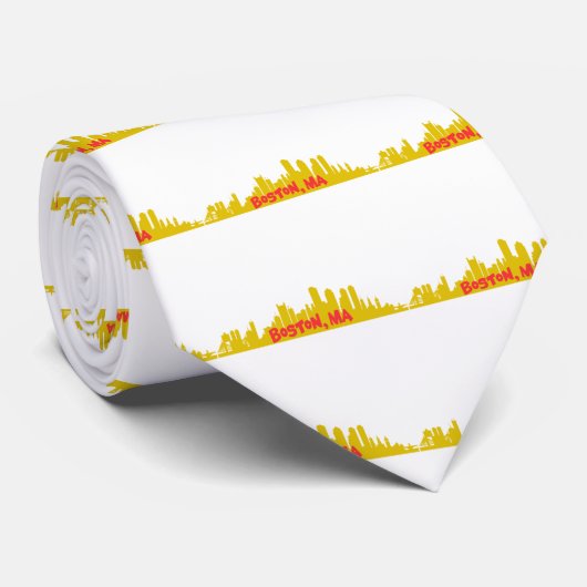 ボストン，MA ネクタイ (ロール)