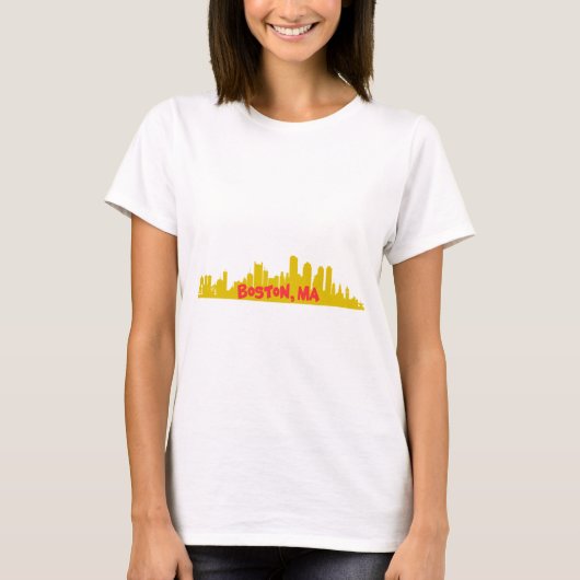 ボストン,MA Tシャツ (正面)