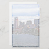 ボストンMAインナーハーバー 便箋 (正面/裏面)