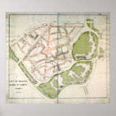 ボストンMAウェストフェンウェイの通り計画の提案 ポスター (正面)