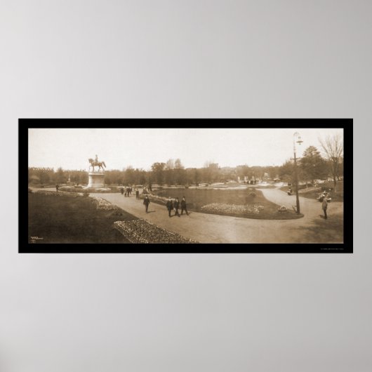 ボストンMAガーデンフォト1904 ポスター (正面)