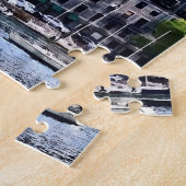 ボストンMAスカイラインウィズカスタムハウスタワー ジグソーパズル (側面)