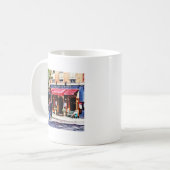 ボストンMAハノーバー通りノースエンド コーヒーマグカップ (正面左)