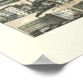 ボストンMAパノラママップ – 1888 ポスター (角)