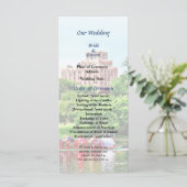 ボストンMAボストンパブリック庭園の結婚式プログラム プログラム (スタンド正面)