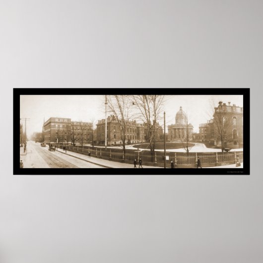 ボストンMA病院写真1903 ポスター (正面)