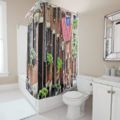 ボストンMA -ドーン通り シャワーカーテン (インサイチュ)