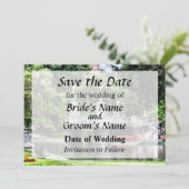 ボストンMA – ボストンパブリックガーデンブリッジ セーブザデート (スタンド正面)