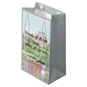 ボストンMA – ボストン公共庭園の結婚式用品 スモールペーパーバッグ (正面アングル)