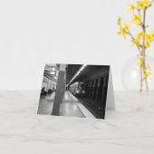 ボストンMBTAメッセージカードの挨拶状 カード (黄色い花)