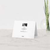 ボストンMBTAメッセージカードの挨拶状 カード (裏面)