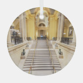 ボストンMFA:アメリカンアートランドマーク ガラスオーナメント (正面)