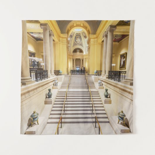 ボストンMFA：アメリカンアートランドマーク タペストリー (正面)