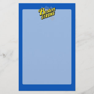 ボストンStrong on a Blue Decor 便箋