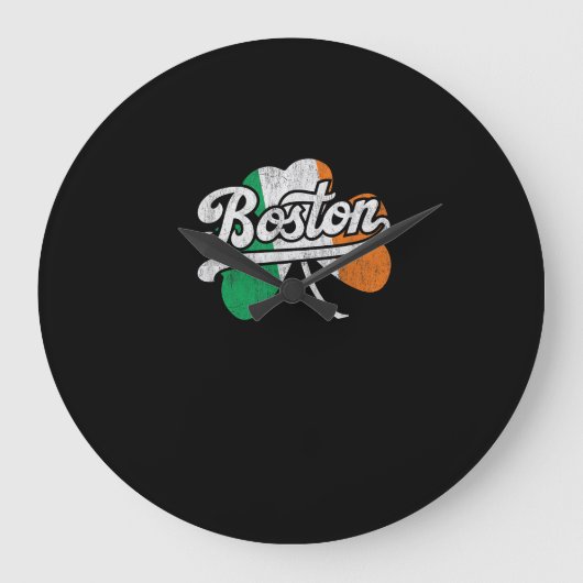 ボストンTシャツ ラージ壁時計 (正面)