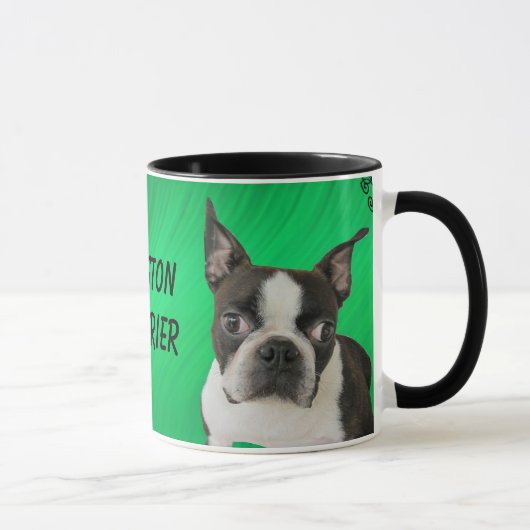 ボストンTERRIER-MUG マグカップ (右)