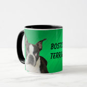 ボストンTERRIER-MUG マグカップ (正面左)