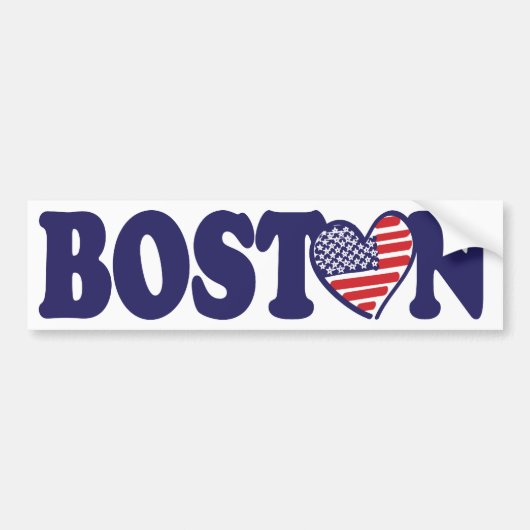 ボストンUSA バンパーステッカー (正面)