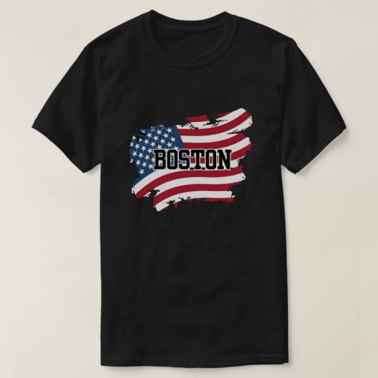 ボストンUSA Tシャツ (デザイン正面)