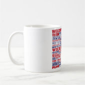 ボストンWordleマグへの歓迎 コーヒーマグカップ (左)