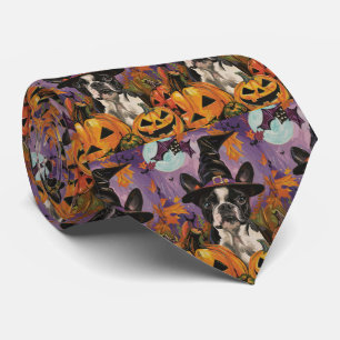 ボスト不気味ンテリアハロウィンウィッチとカボチャ ネクタイ
