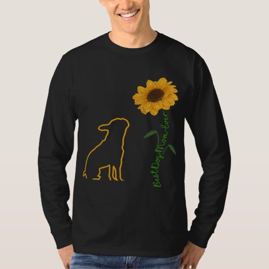 ボスト最高のンテリア犬の母は常にペットの子犬の恋人 Tシャツ (正面)