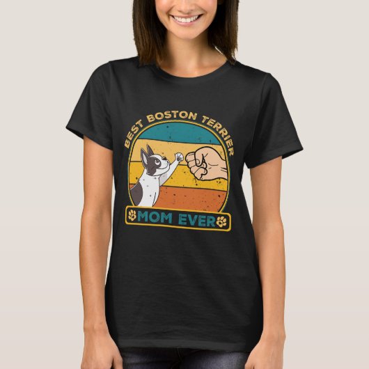 ボスト最高のンテリア犬の母 Tシャツ (正面)