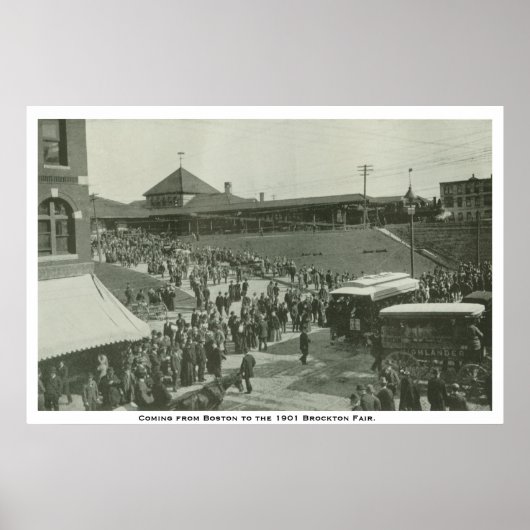 ボスト来ンからブロークトンフェアまで。 ポスター (正面)