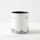 ボスト結婚ンカスタムのコパーソナライズされたーヒー マグカップ (中央)