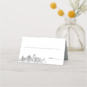 ボスト結婚ン | テーブル名カードの配置 プレイスカード (正面)