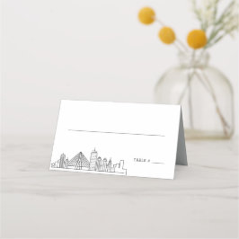 ボスト結婚ン | テーブル名カードの配置 プレイスカード